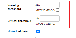 String threshold